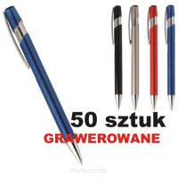 Długopis metalowy Genius z grawerem - 50 sztuk
