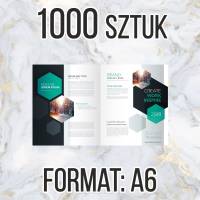 Katalog firmowy ofertowy A6 12 str 1000 szt + projekt gratis