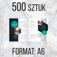 Katalog firmowy ofertowy A6 16 str 500 szt + projekt gratis