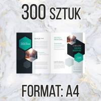 Katalog firmowy ofertowy A4 12str 300 szt + projekt gratis