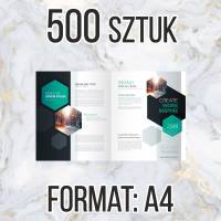 Katalog firmowy ofertowy A4 12str 500 szt + projekt gratis