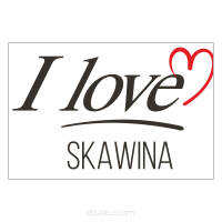 Magnesy na lodówkę - I LOVE SKAWINA - drukarnia, hurtownia, producent magnesów na lodówkę - druktur.com