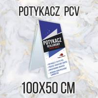 Potykacz reklamowy z PCV 3 mm 100x50 cm z nadrukiem reklamą