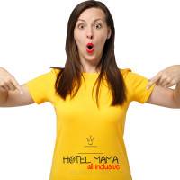 Koszulka z nadrukiem napis KORONA HOTEL MAMA
