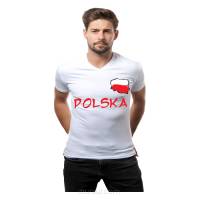 Koszulka na mecz z nadrukiem kibica Polska 