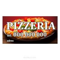 Baner reklamowy gotowe wzory banerów - Pizzeria