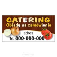 Baner reklamowy gotowe wzory banerów - Catering