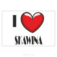 Magnesy na lodówkę - I LOVE SKAWINA - drukarnia, hurtownia, producent magnesów na lodówkę - druktur.com