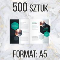 Katalog firmowy ofertowy A5 8str 500 szt + projekt gratis