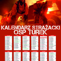 Kalendarz strażacki OSP PSP 2024 - 150 szt projekt