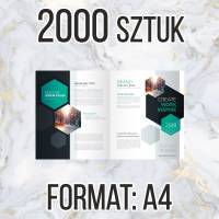 Katalog firmowy ofertowy A4 12str 2000 szt + projekt gratis