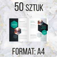 Katalog firmowy ofertowy A4 12str 50 szt + projekt gratis