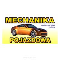 Baner reklamowy gotowe wzory banerów - Mechanika pojazdowa