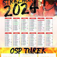 Kalendarz strażacki OSP PSP 2024 - 200 szt projekt